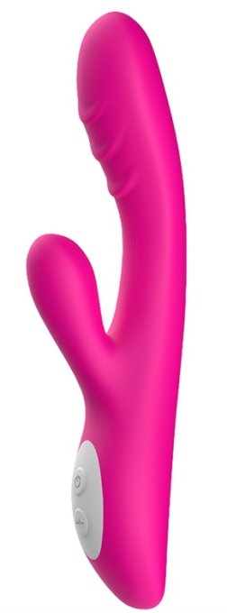 Vibro Rabbit chauffant Spark 22cm Rose