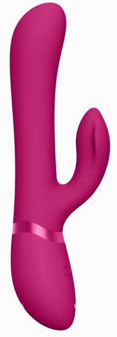 Vibro Rabbit Chou 23 x 3.5cm Rose