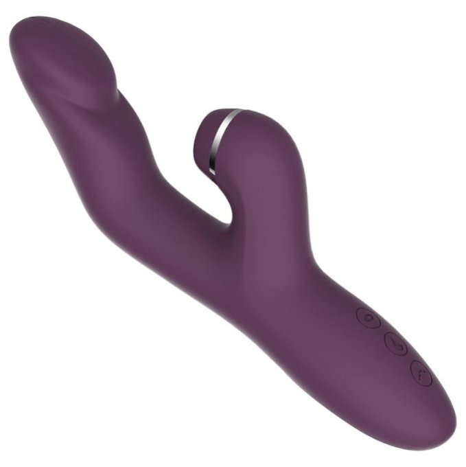 Vibro Rabbit Claret 13 x 3.3cm Violet