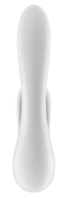 Vibro Rabbit connecté Double Flex Satisfyer 20cm Blanc