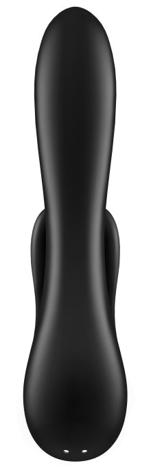 Vibro Rabbit connecté Double Flex Satisfyer 20cm Noir