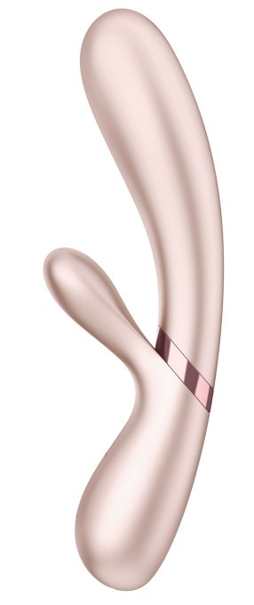 Vibro Rabbit connecté Hot Lover Satisfyer 20 x 3cm Silver