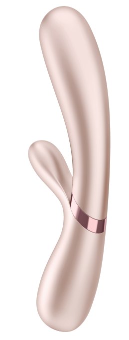 Vibro Rabbit connecté Hot Lover Satisfyer 20 x 3cm Silver