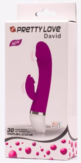 Vibro Rabbit David Pretty Love 20cm