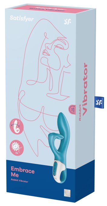 Vibro Rabbit EMBRACE ME Satisfyer 20cm Bleu