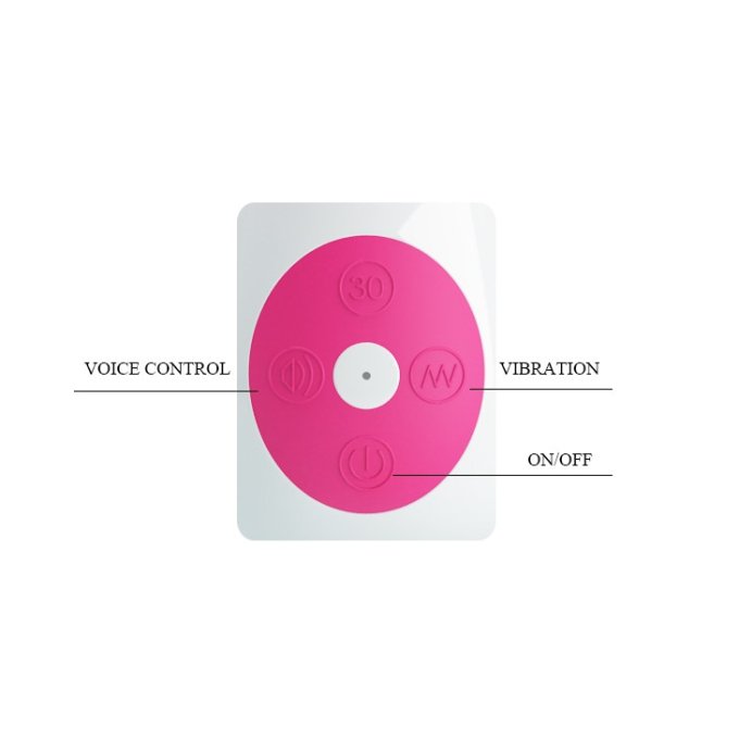 Vibro Rabbit Gene Voice Controle Rose