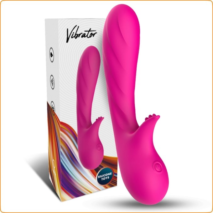 Vibro Rabbit Romance 18cm Rose