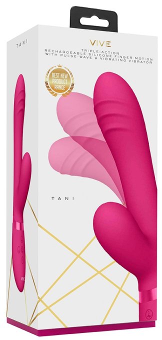 Vibro Rabbit Tani 22 x 3.5cm Rose