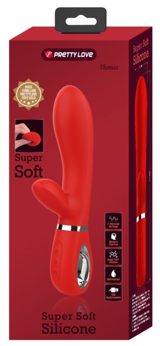 Vibro Rabbit Thomas 11 x 3.8cm Rouge