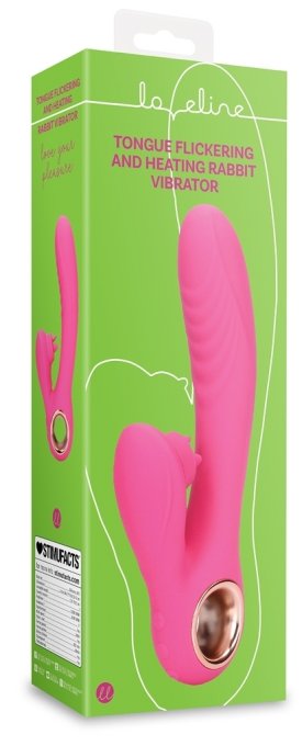 Vibro Rabbit Tongue Flicker 19 cm Rose