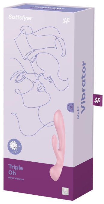 Vibro Rabbit Triple Oh Satisfyer 24cm