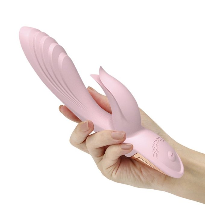 Vibro Rabbit Twist Vibe 12 x 3.4cm Rose