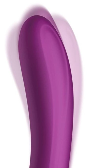 Vibro Rabbit Vibrating Double 10 x 3.5cm Violet