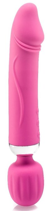 Vibro Wand Double Fun 17.5 x 4.5cm Rose