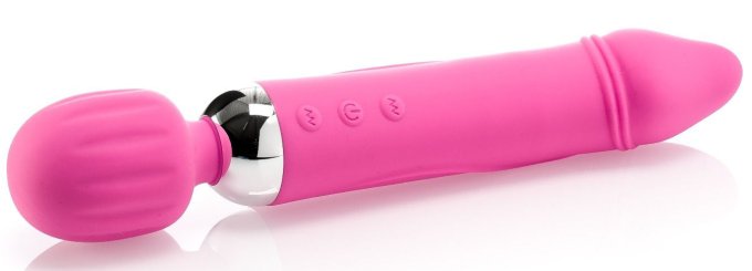 Vibro Wand Double Fun 17.5 x 4.5cm Rose