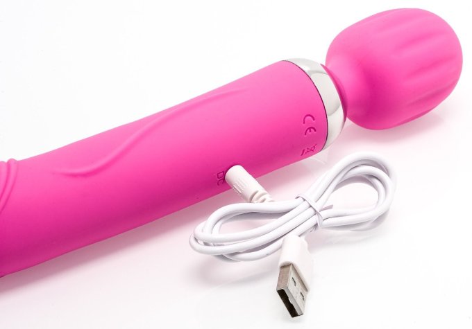 Vibro Wand Double Fun 17.5 x 4.5cm Rose