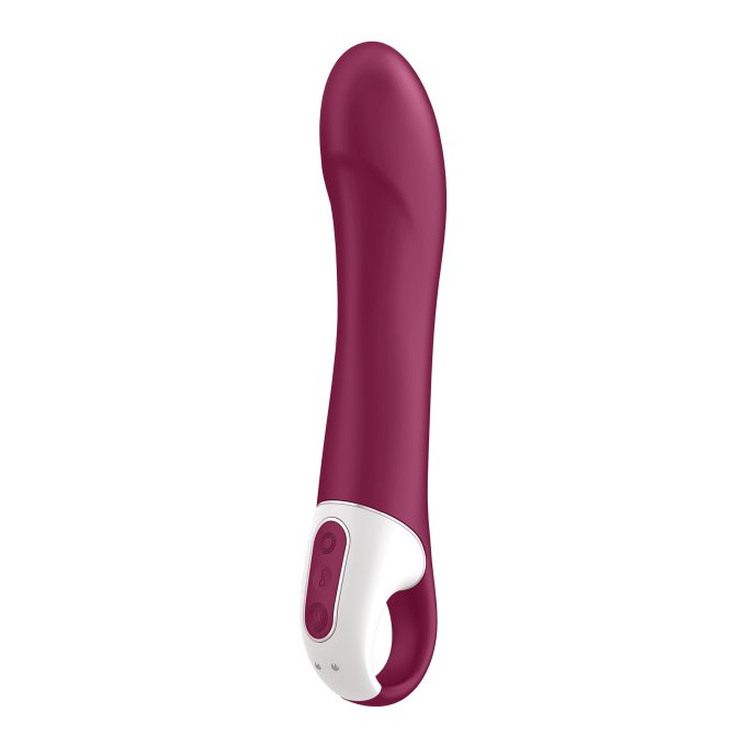 Vibromasseur connecté Big Heat Satisfyer 15 x 4cm Mauve