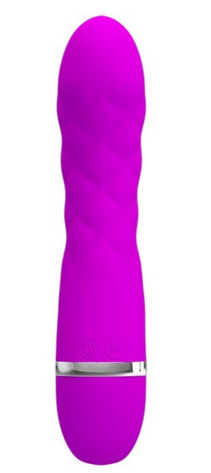 Vibromasseur design Truda 19.5 x 3.5cm - Violet