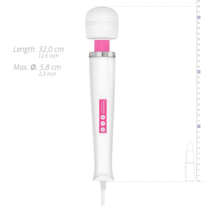 Vibromasseur My magic Wand- Tête 58mm Rose