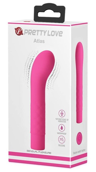 Vibromasseur Point G Atlas - Rose Fushia