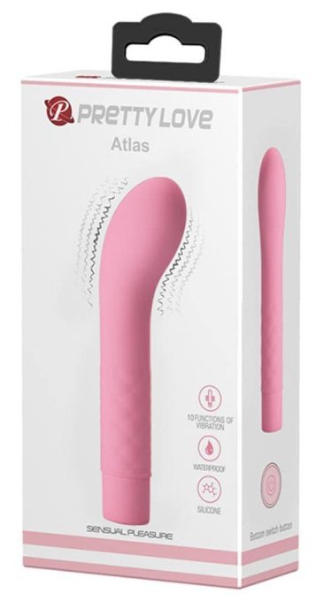 Vibromasseur Point G Atlas- Rose Pastel