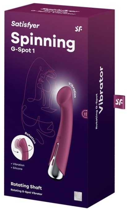 Vibromasseur Point G Spinning G-Spot 1 - 11 x 3.5cm Framboise