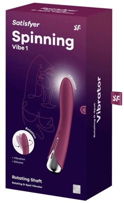 Vibromasseur Point G Spinning Vibe 1 - 11 x 3cm Framboise