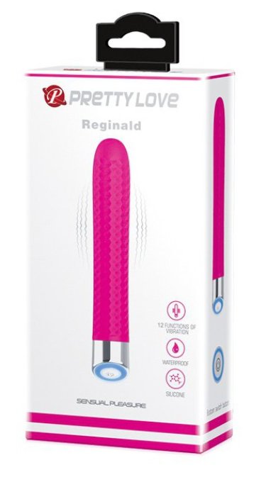 Vibromasseur Reginald 16.5 x 2.7 cm - Rose