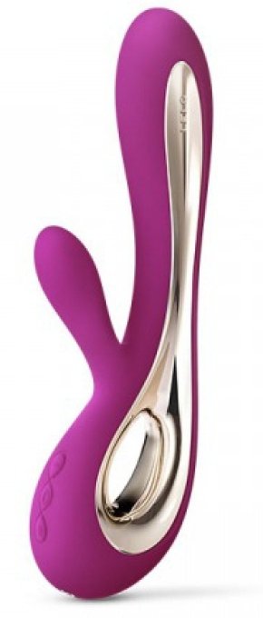 Vibromasseur Soraya 2 22 x 3.5 cm Mauve