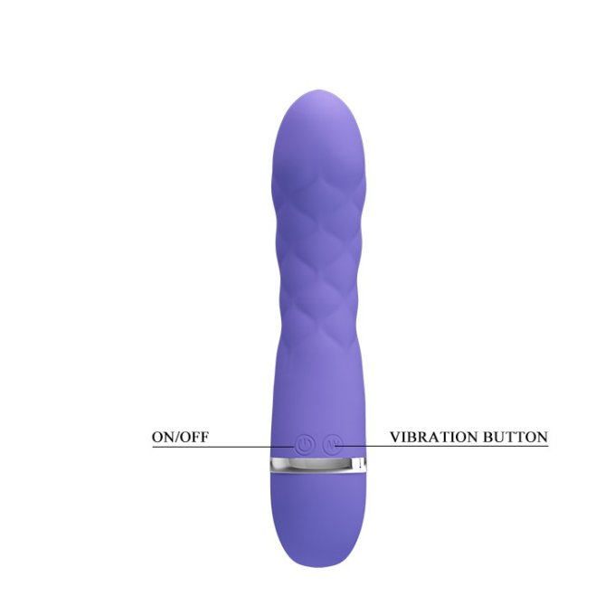 Vibromasseur Truda 19.5 x 3.5cm - Violet