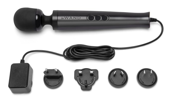 Wand Die Cast Plug-In 29cm - Tête 51mm Noir