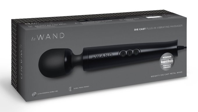 Wand Die Cast Plug-In 29cm - Tête 51mm Noir