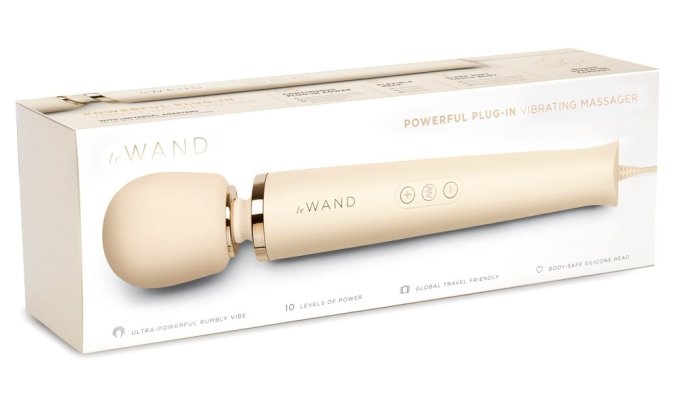 Wand Powerful Plug-In 34cm - Tête 62mm Crème