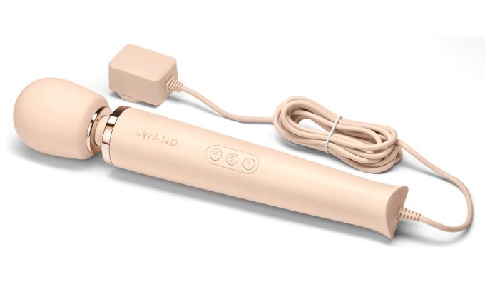 Wand Powerful Plug-In 34cm - Tête 62mm Crème