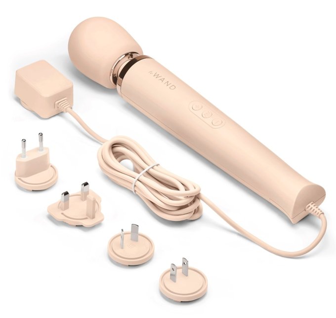 Wand Powerful Plug-In 34cm - Tête 62mm Crème