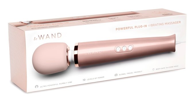 Wand Powerful Plug-In 34cm - Tête 62mm Rose Gold