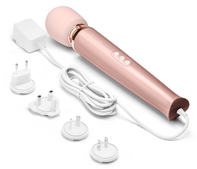 Wand Powerful Plug-In 34cm - Tête 62mm Rose Gold