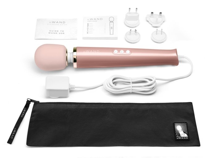 Wand Powerful Plug-In 34cm - Tête 62mm Rose Gold